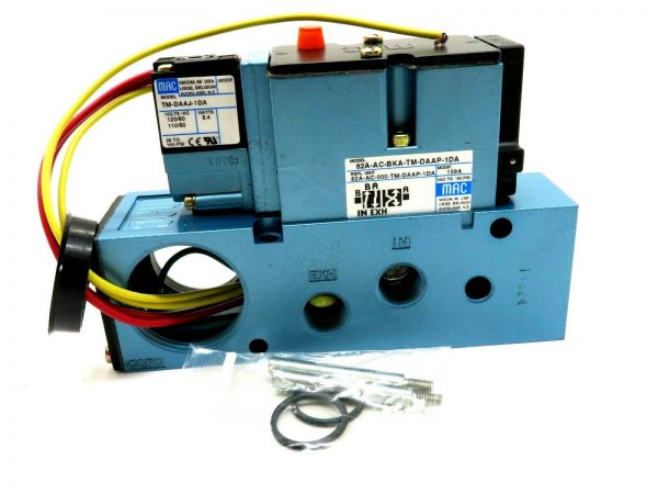 NEW MAC VALVES INC. 82A-AC-BKA-TM-DAAP-1DA SOLENOID VALVE 82AACBKATMDAAP1DA - Image 3