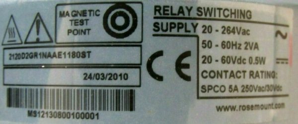 NEW ROSEMOUNT 2120 VIBRATING FORK LEVEL SWITCH 2120D2GR1NAAE1180ST 2120*7107696 - Image 4