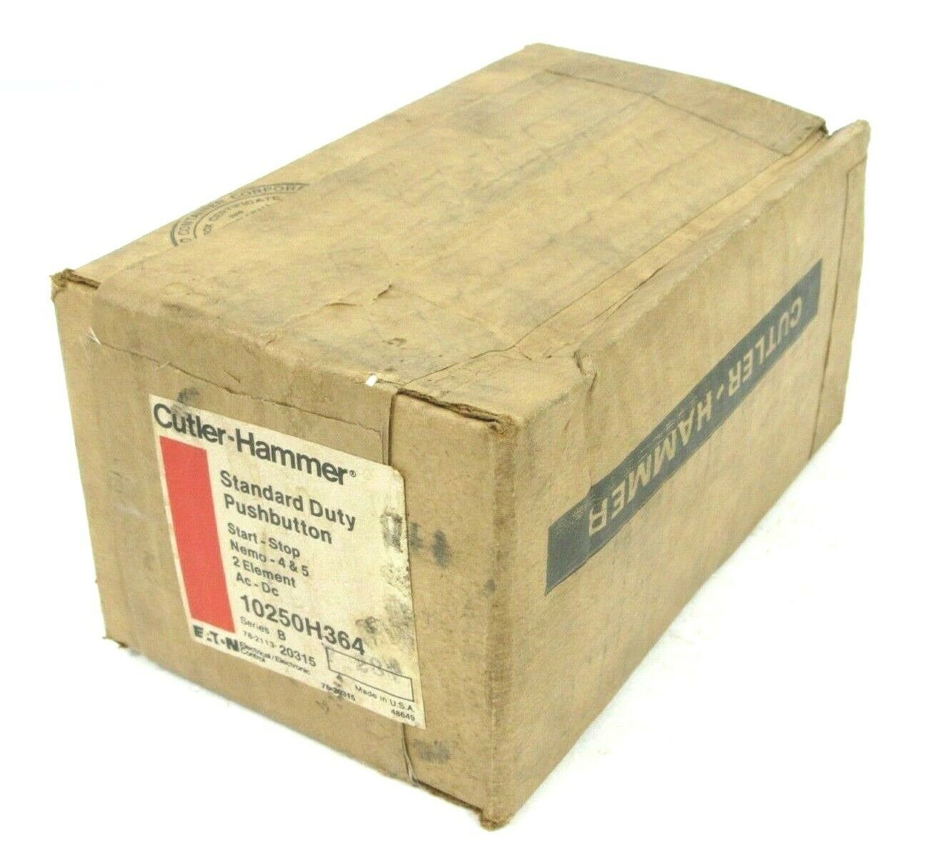 NEW SEALED CUTLER HAMMER 10250H364 STANDARD DUTY PUSHBUTTON STATION