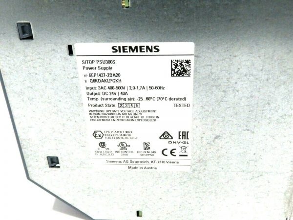 NEW SIEMENS 6EP1437-2BA20 POWER SUPPLY 6EP14372BA20 - Image 5