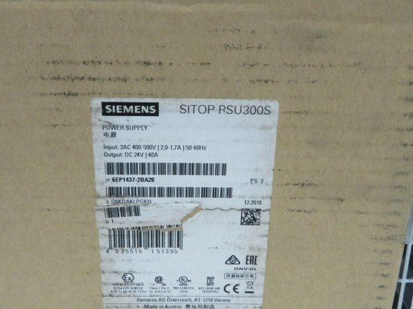 NEW SIEMENS 6EP1437-2BA20 POWER SUPPLY 6EP14372BA20 - Image 6