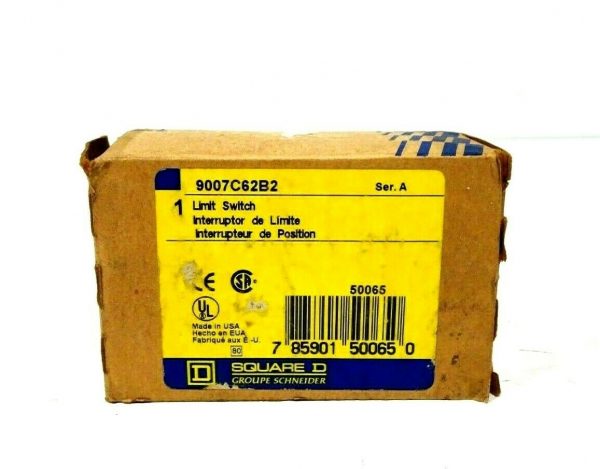 NEW SQUARE D 9007-C62B2 LIMIT SWITCH SER.A 9007C62B2 - Image 3