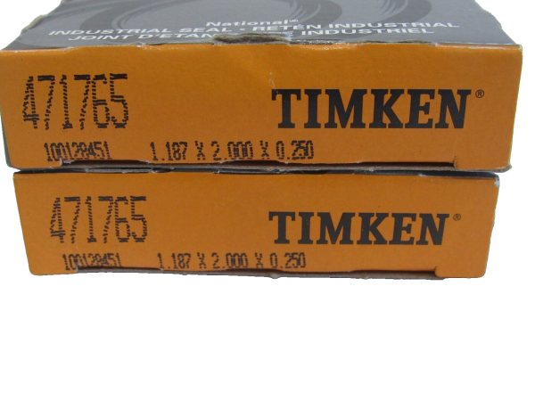 NEW TIMKEN 471765 OIL SEAL LOT OF 2 - SB Industrial Supply, Inc.