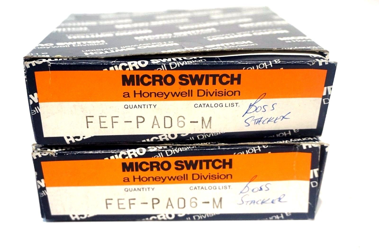 2 NEW HONEYWELL FED-PAD6-M FIBER OPTIC CABLE FEFPAD6M