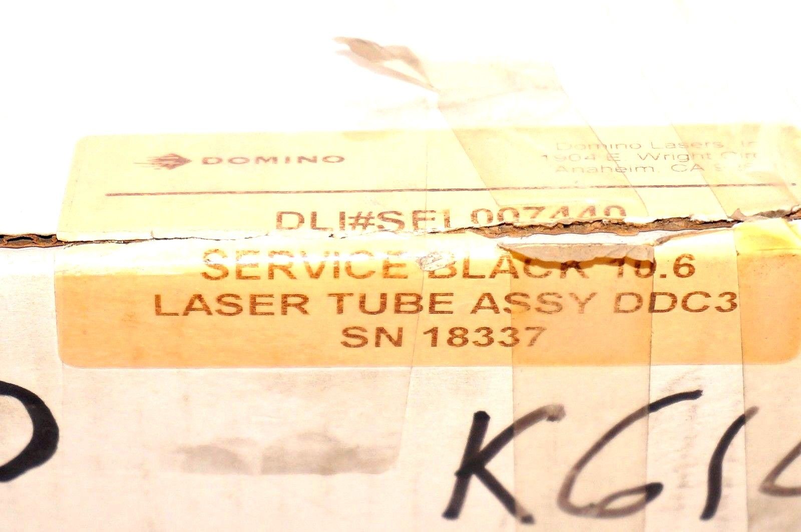 DOMINO L007440 DDC3 LASER TUBE ASSEMBLY BLACK 10.6 REPAIRED - Image 4
