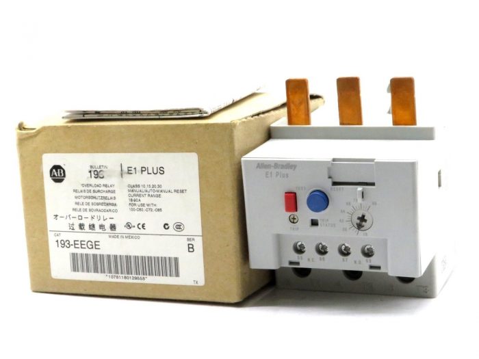 NEW ALLEN BRADLEY 193-EEGE OVERLOAD RELAY SERIES B 193EEGE