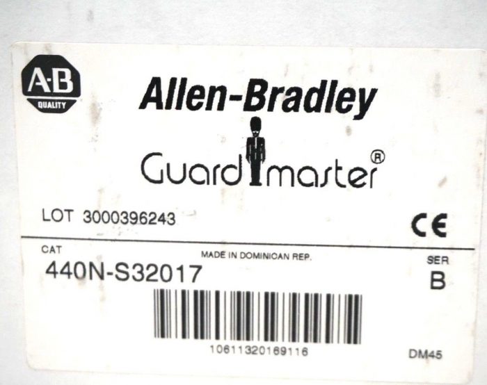NEW ALLEN BRADLEY 440N-S32017 SAFETY SWITCH SER.B 440NS32017 - Image 3