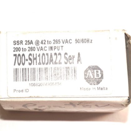 NEW ALLEN BRADLEY 700-SH10JA22 RELAY SER. A  700SH10JA22