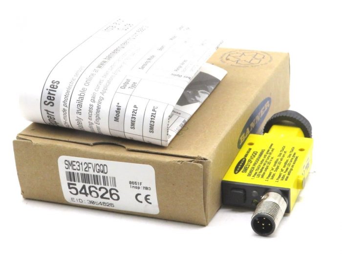 NEW BANNER ENGINEERING SME312FVGQD MINI BEAM SENSOR