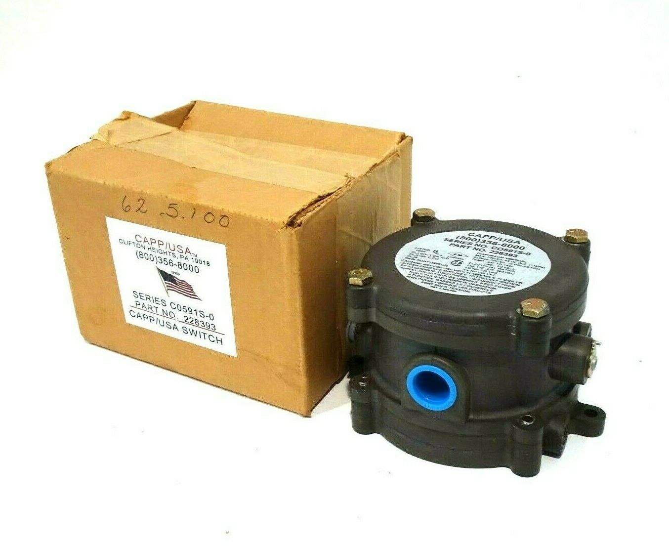NEW CAPP / USA 228393 PRESSURE SWITCH CO591S-0 - SB Industrial Supply, Inc.
