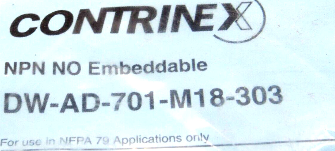 NEW CONTRINEX DW-AD-701-M18-303 INDUCTIVE SENSOR DWAD701M18303 - Image 3