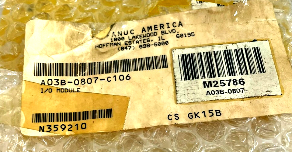 NEW FANUC A03B-0807-C106 DC OUTPUT MODULE A03B0807C106 - Image 7