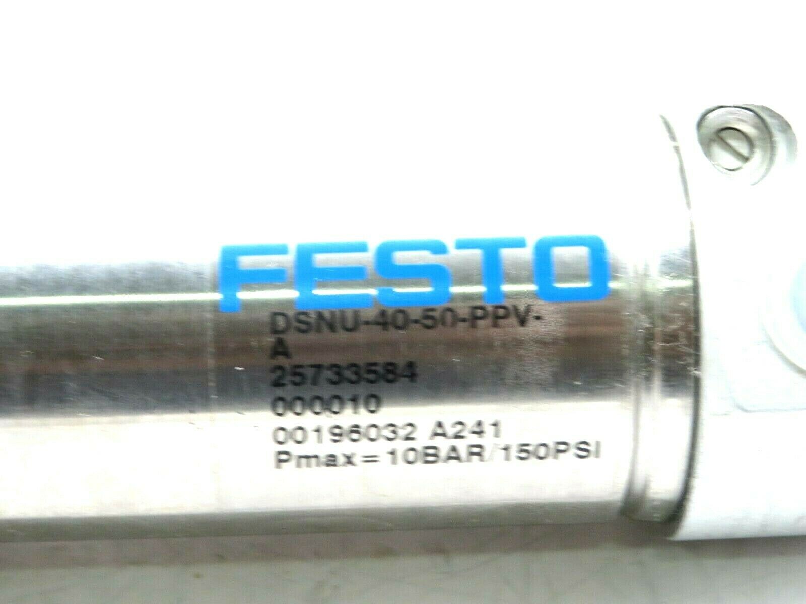 DSNU 50 50 P  FESTO.......CYLINDER ..............PART 193994 NEW  PACKAGED 