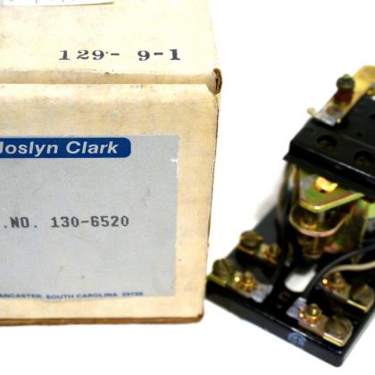 NEW JOSLYN CLARK 130-6520 RELAY 1306520