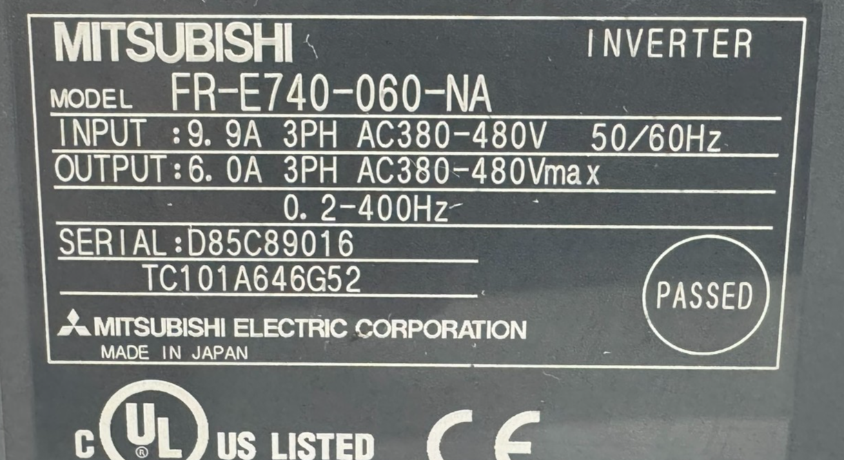 NEW MITSUBISHI FR-E740-060-NA INVERTER E700 3HP FRE740060NA - Image 5
