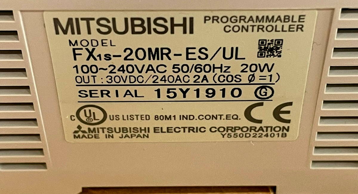 NEW MITSUBISHI FX1S-20MR-ES/UL PROGRAMMABLE CONTROLLER FX1S20MRESUL - Image 6