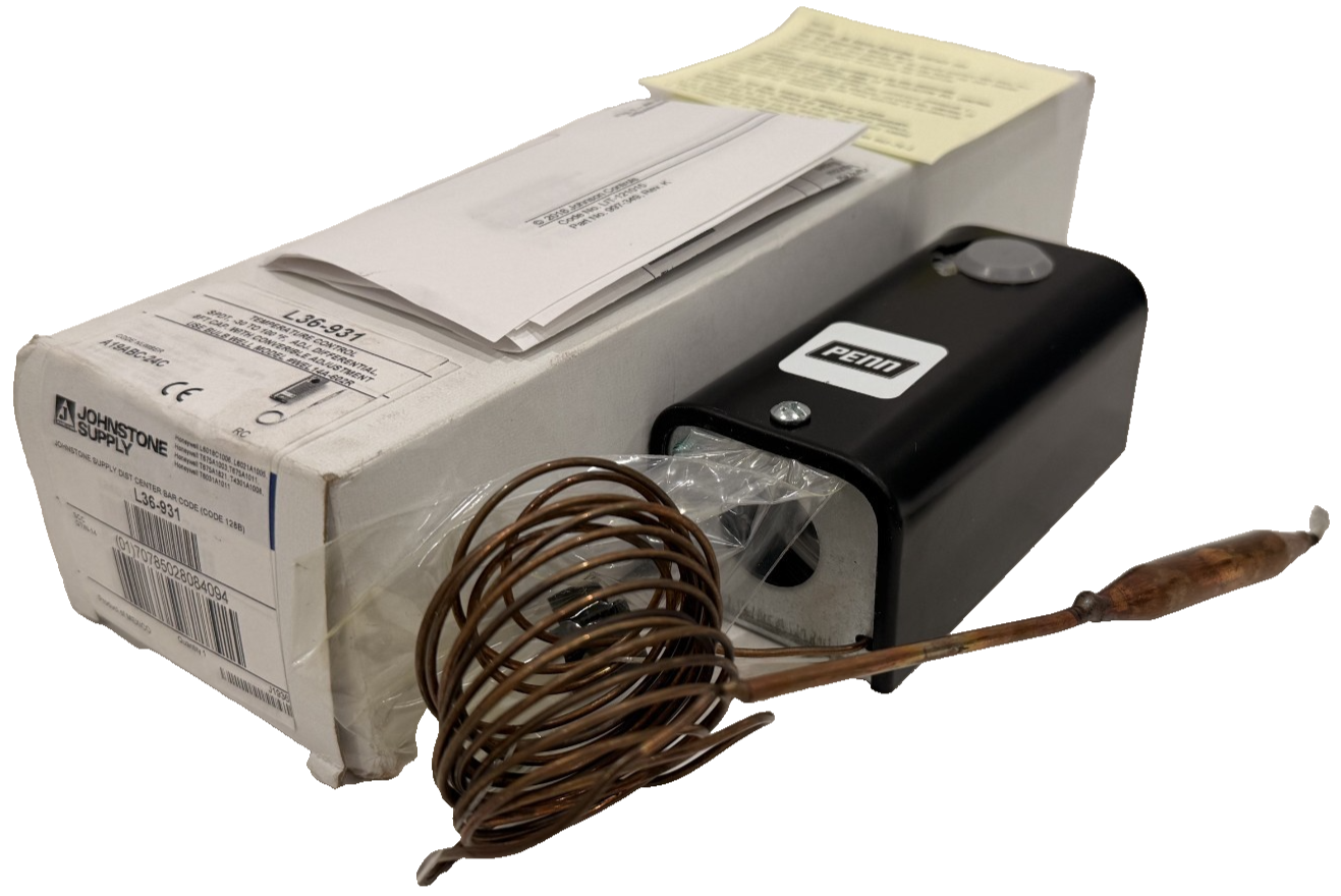 NEW PENN A19ABC-24C LINE VOLT MECHANICAL THERMOSTAT L36-931 A19ABC24C