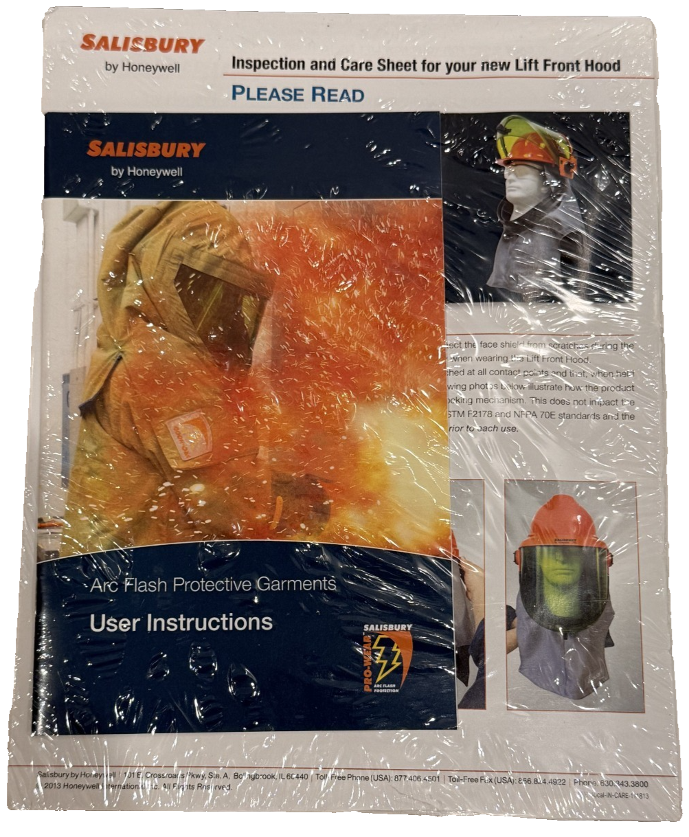 NEW SALISBURY HONEYWELL LFH40 ARC FLASH 40CAL LIFT FRONT HOOD ASSEMBLY READ DESC - Image 6
