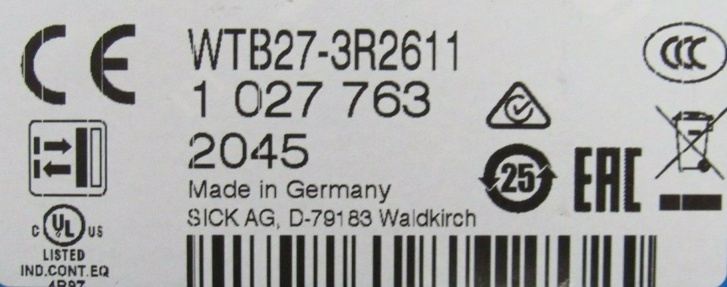NEW SICK WTB27-3R2611 PROXIMITY SENSOR 1-027-763 6030224 WTB273R2611 - Image 5
