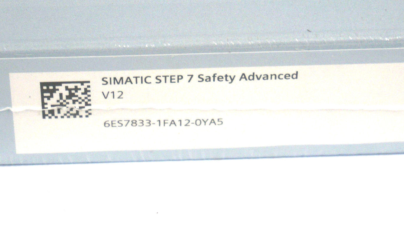 NEW SIEMENS 6ES7833-1FA12-0YA5 SIMATIC STEP 7 SAFETY ADVANCED V12 - Image 4