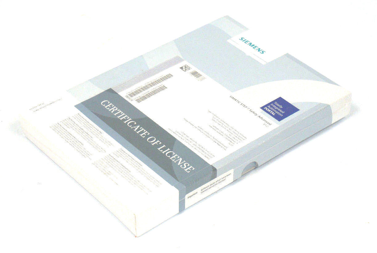 NEW SIEMENS 6ES7833-1FA12-0YA5 SIMATIC STEP 7 SAFETY ADVANCED V12