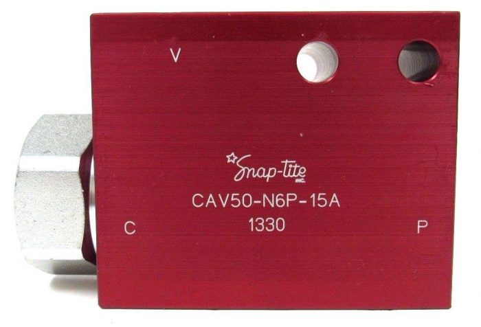 NEW SNAP TITE CAV50-N6P-15A CHECK VALVE SINGLE CAV50N6P15A 1330 - Image 3