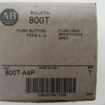 3 NEW ALLEN BRADLEY 800T-A4P PUSHBUTTON 800TA4P