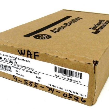 NEW ALLEN BRADLEY 1746-NI4 INPUT MODULE 1746NI4 SERIES B