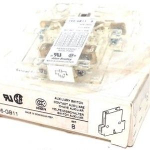 NEW ALLEN BRADLEY 195-GB11 AUXILIARY CONTACT SER.B 195GB11