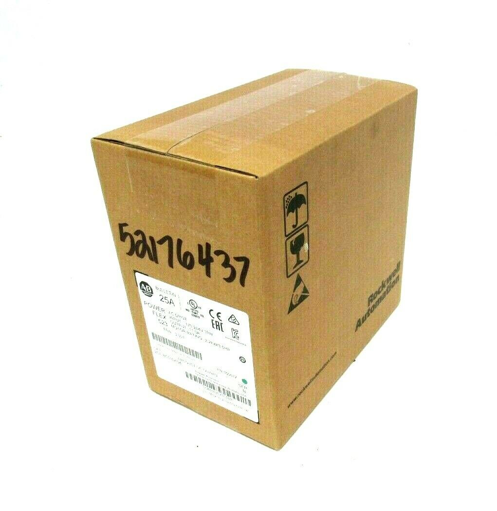 NEW ALLEN BRADLEY 25A-B011N104 POWER FLEX 523 3HP SER.B FRN 3.001 25AB011N104