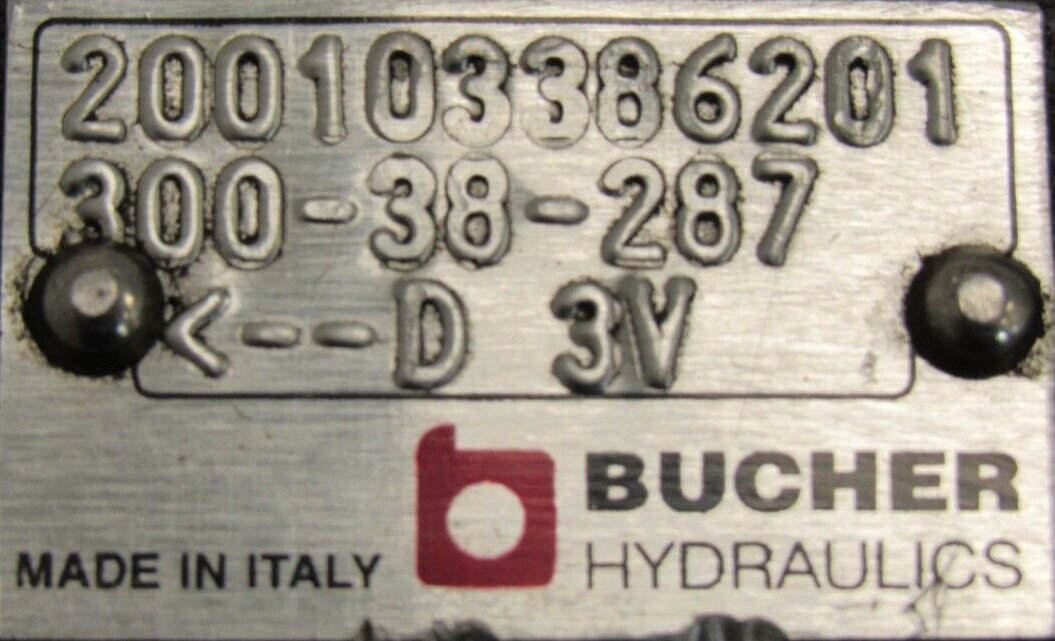 NEW BUCHER HYDRAULICS 200103386201 GEAR PUMP 300-38-287 AST-1E-06 - Image 5