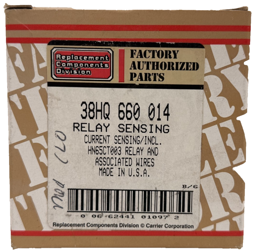 NEW CARRIER 38HQ 660 014 CURRENT SENSING RELAY HN65CT003 38HQ660014 - Image 7
