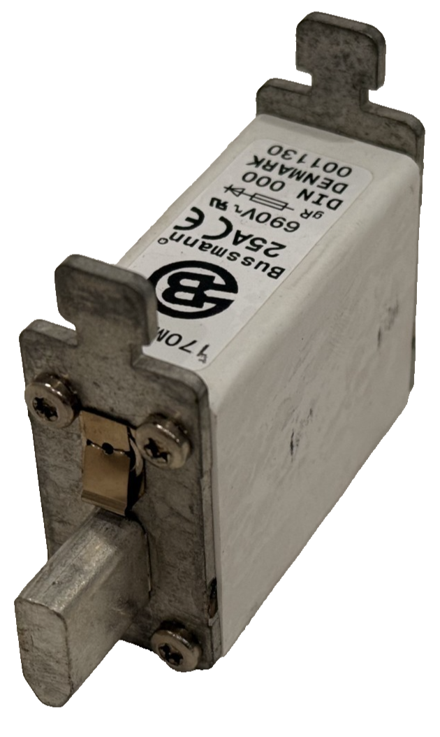 NEW COOPER BUSSMANN 170M1561 FUSES 25A 690V DIN 000 - Image 3