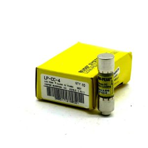 NEW COOPER BUSSMANN LP-CC-4 FUSES 4AMP LPCC4