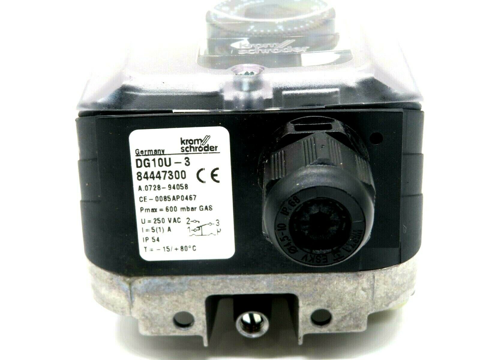 NEW KROM SCHRODER DG10U-3 PRESSURE SWITCH DG10U3 - Image 3