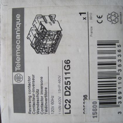 NEW LC2 D2511G6 TELEMECANIQUE CONTACTOR LC2D2511G6
