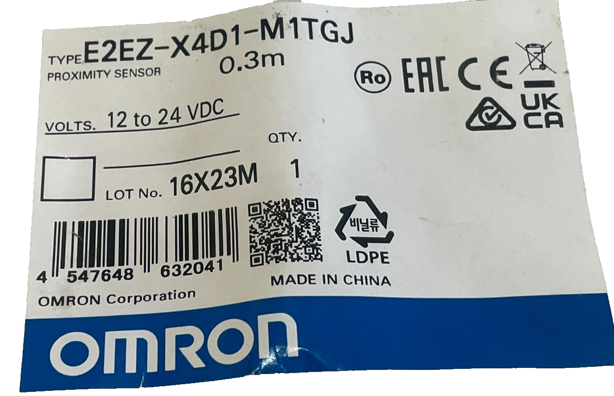 NEW OMRON E2EZ-X4D1-M1TGJ 0.3M PROXIMITY SENSOR E2EZX4D1M1TGJ 0.3M - Image 4