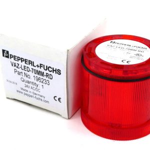 NEW PEPPERL & FUCHS VAZ-LED-70MM-RD STACK LIGHT 196233 VAZLED70MMRD