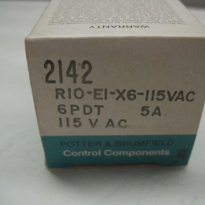 NEW POTTER & BRUMFIELD R1O-E1-X6-115VAC POWER RELAY R1OE1X6115VAC