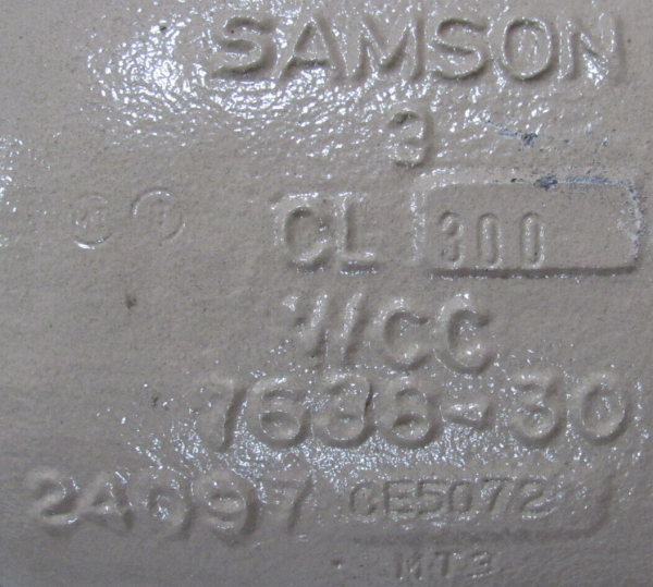 NEW SAMSON 4763 CONTROL VALVE 3