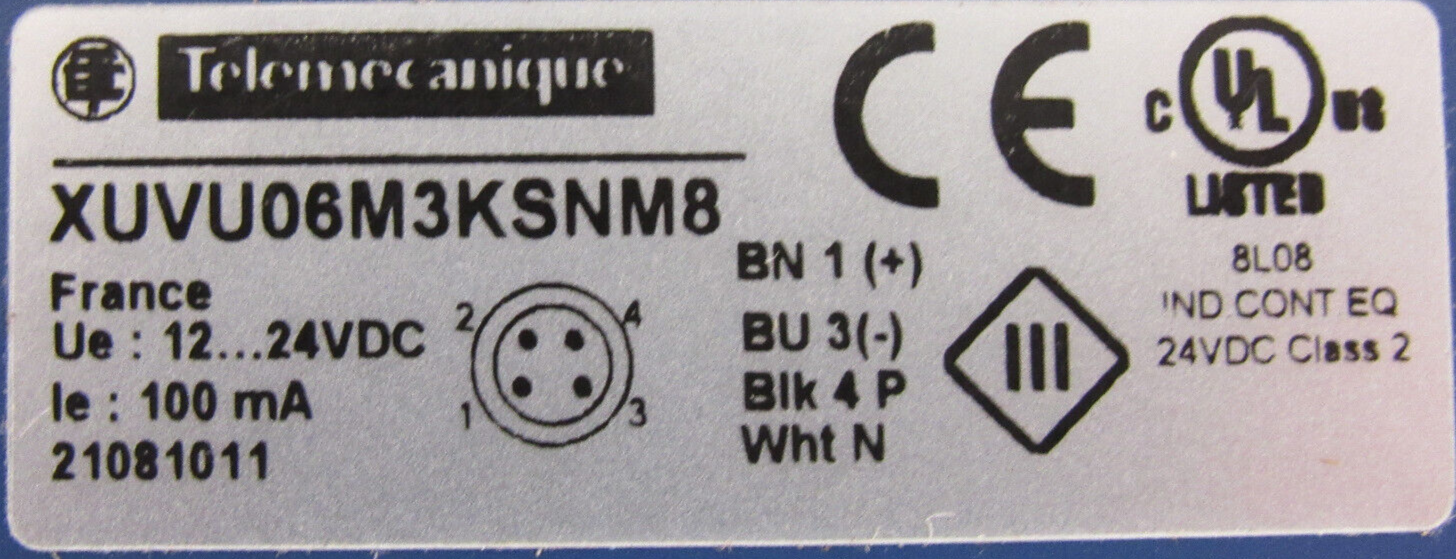 NEW TELEMECANIQUE XUVU06M3KSNM8 ULTRASONIC LABEL FORK SENSOR - Image 4