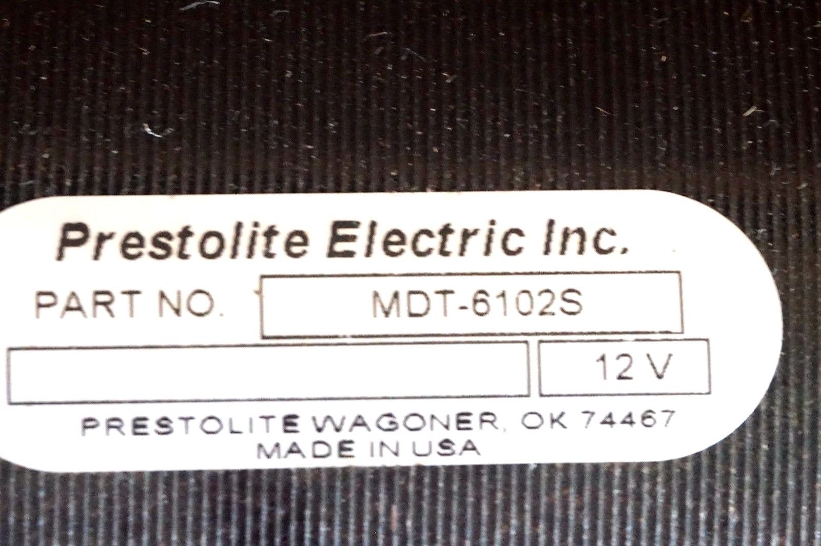 NEW YALE 150035700 PRESTOLITE ELECTRIC MDT-6102S MOTOR STARTER MDT6102S - Image 4