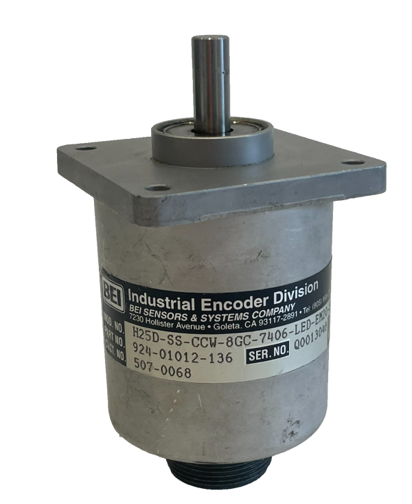 USED BEI SENSOR 924-01012-136 ENCODER H25D-SS-CCW-8GC-7406-LED-EM20S ...