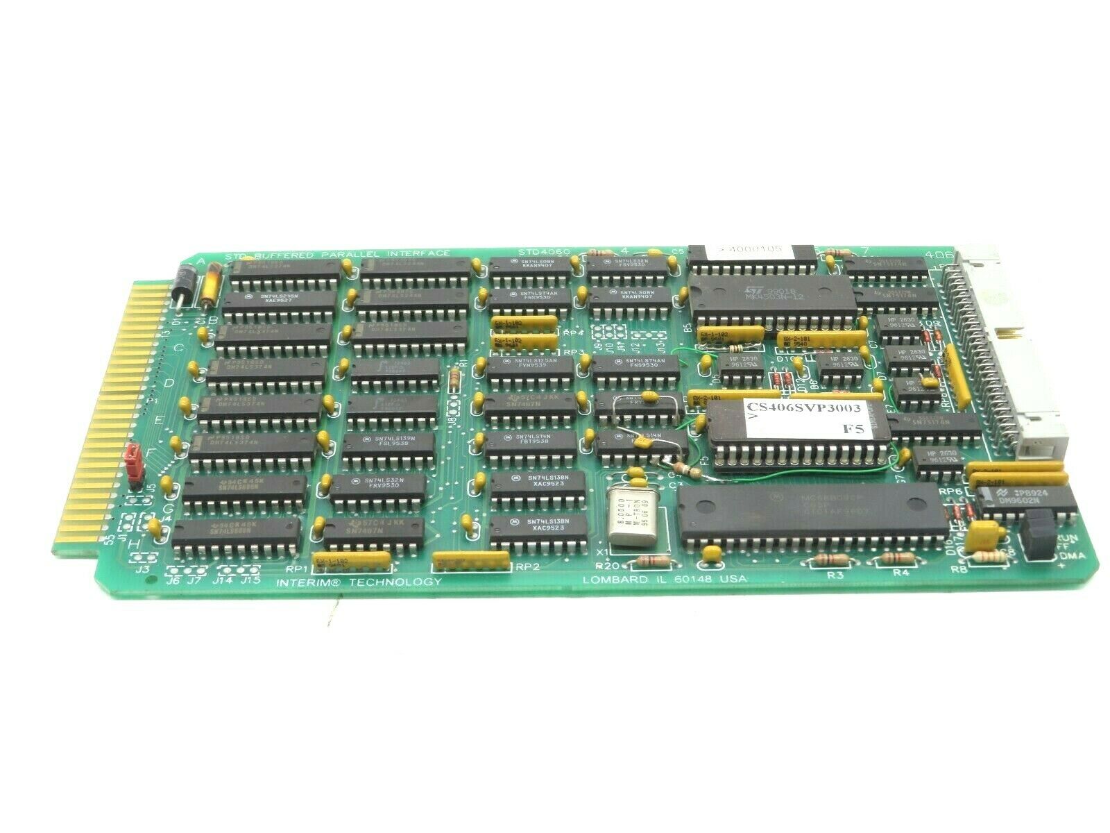 USED INTERIM TECHNOLOGY STD4060 BUFFERED PARALLEL INTERFACE REV B - SB ...