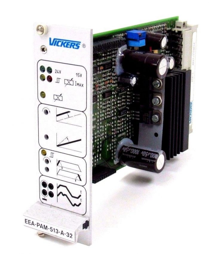 USED VICKERS EEA-PAM-513-A-32 CONTROL BOARD EEAPAM513A32