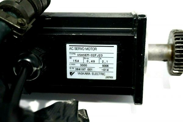 USED YASKAWA ELECTRIC USASEM-02FJ23 SERVO MOTOR USASEM02FJ23 - Image 3