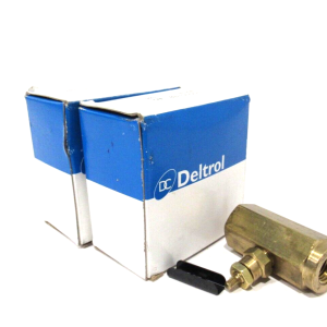 LOT OF 2 NEW DELTROL N20B NEEDLE VALVE 10000-78