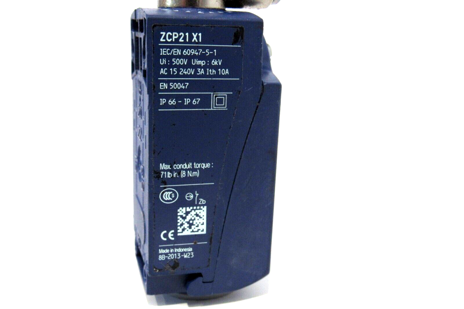 LOT OF 2 NEW TELEMECANIQUE ZCP21 X1 LIMIT SWITCH ZCP21X1 - SB