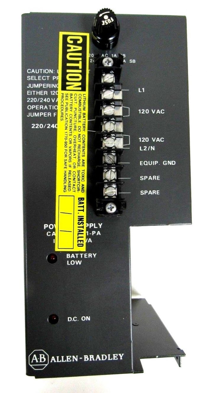 NEW ALLEN BRADLEY 1771-PA POWER SUPPLY 1771PA INCLUDES 1771-BH AND 1771-BX - Image 3