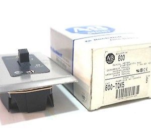 NEW ALLEN BRADLEY 600-TQX5 MANUAL MOTOR STARTER SER.B 600TQX5